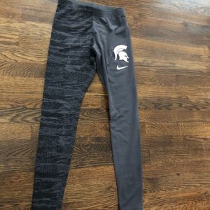 MSU Nike Leggings
